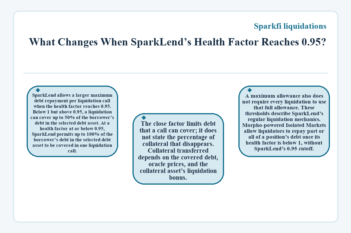 Sparkfi liquidations - What Changes When SparkLend’s Health Factor Reaches 0.95?